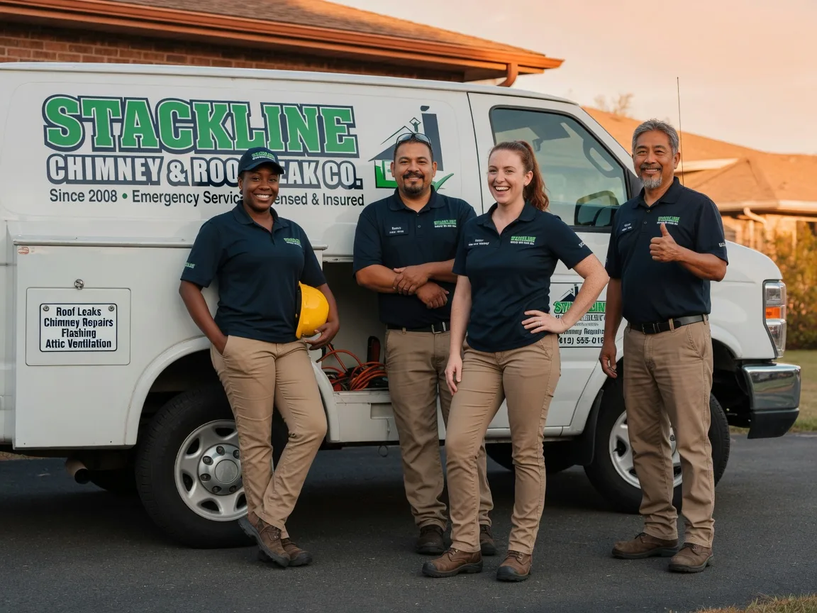 Chimney flashing repair company in Mooreland, OK